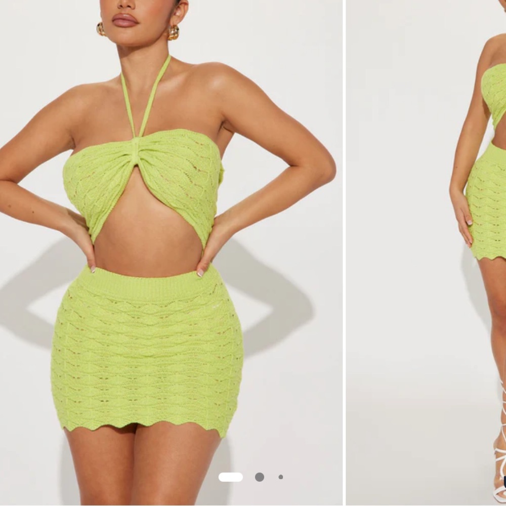 Fashion Nova Crochet Mini Dress *DONATING FRIDAY*